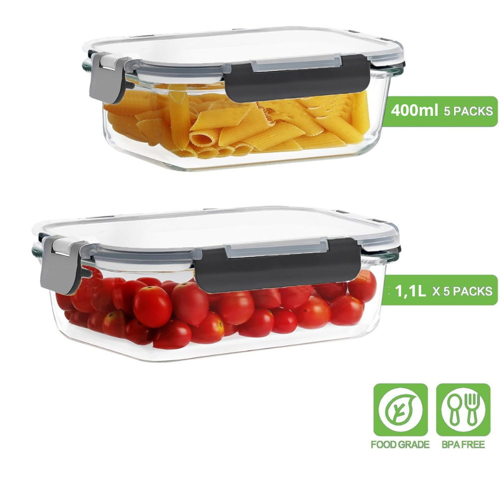 Boîtes Alimentaires en Verre