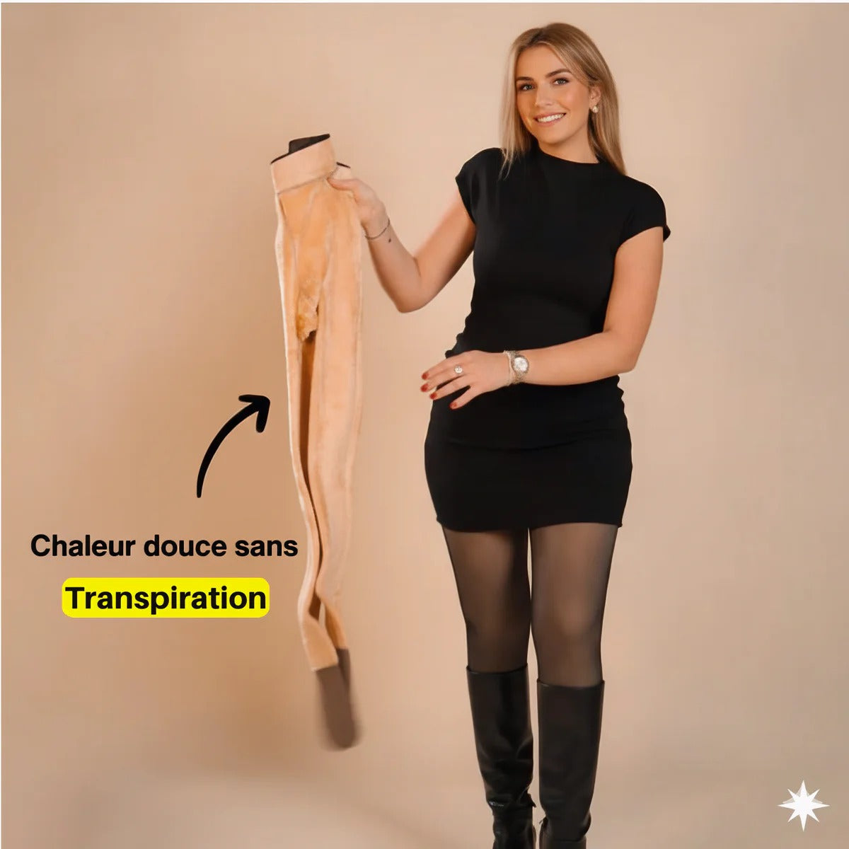 Collant Chauffant | Noir