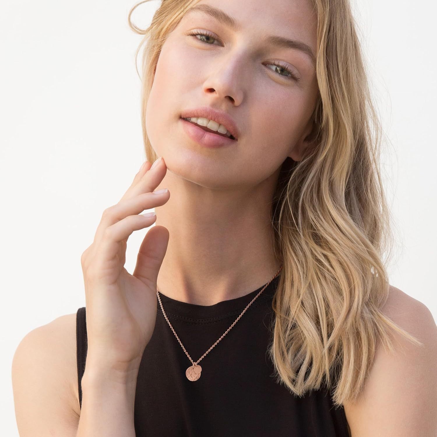 Round Coin Fashion Versatile Personality Women's Necklace