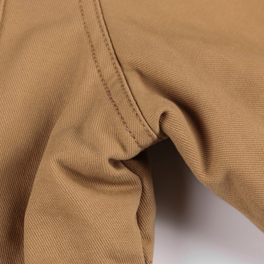 Winter Zip-up Coat Warm Thickened Detachable Hooded Jacket Multi-pocket