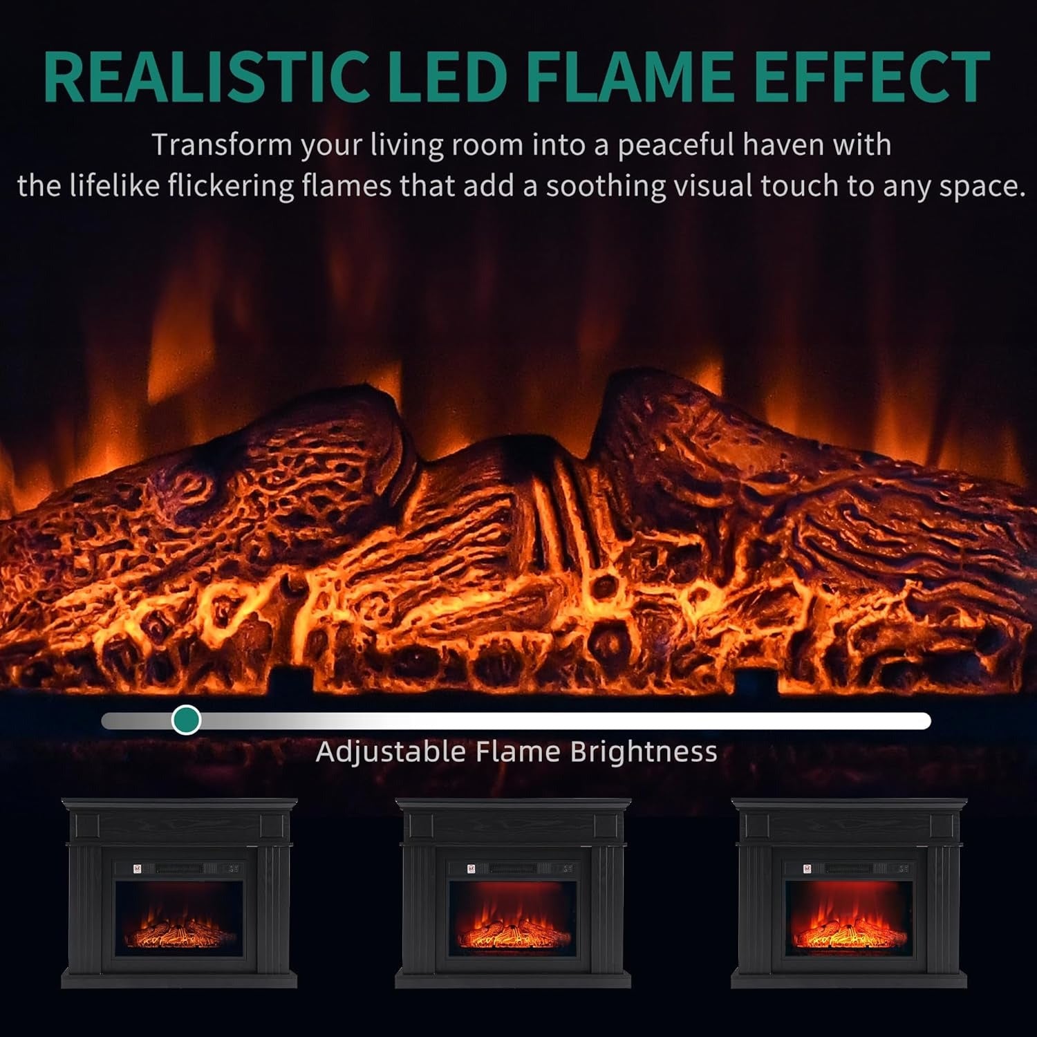 GlowMantel™ Electric Fireplace