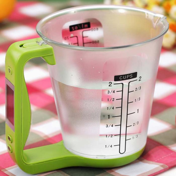 Pèse-tasses électronique pour la cuisine avec écran LCD